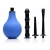 Анальный душ с 3 насадками Premium One-way Valve Anal Douche Set - XR Brands - купить с доставкой в Ижевске
