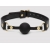 Черный кляп-шар Bound to You Faux Leather Ball Gag - Fifty Shades of Grey - купить с доставкой в Ижевске