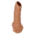 Телесная насадка с усиками и открытой головкой Nude Sleeve M - 12 см. - KOKOS - в Ижевске купить с доставкой
