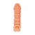Телесная закрытая насадка с пупырышками Cock Sleeve Size M - 15,6 см. - KOKOS - в Ижевске купить с доставкой