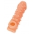 Телесная закрытая насадка с пупырышками Cock Sleeve Size L - 17,6 см. - KOKOS - в Ижевске купить с доставкой