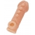 Телесная закрытая насадка с шишечками Cock Sleeve Size L - 17,6 см. - KOKOS - в Ижевске купить с доставкой