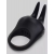 Черное эрекционное виброкольцо Sensation Rechargeable Vibrating Rabbit Love Ring - Fifty Shades of Grey - в Ижевске купить с доставкой