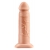 Телесный реалистичный фаллоимитатор с полостью Silicone Hollow Extension - 20 см. - Pipedream - купить с доставкой в Ижевске