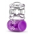 Фиолетовое эрекционное виброкольцо Pleaser Rechargeable C-Ring - Blush Novelties - в Ижевске купить с доставкой