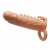 Телесная удлиняющая насадка Penis Sleeve Emmitt - 17 см. - Baile - в Ижевске купить с доставкой