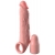 Телесная насадка-удлинитель 2 Inch Silicone X-tension with Strap - 20,3 см. - Pipedream - в Ижевске купить с доставкой