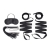Эротический набор 4PC Bondage Bed Strap   Flogger Kit - Lux Fetish - купить с доставкой в Ижевске