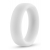 Белое люминесцентное эрекционное кольцо Silicone Glo Cock Ring - Blush Novelties - в Ижевске купить с доставкой