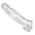 Прозрачная насадка для увеличения члена Realistic Clear Penis Enhancer and Ball Stretcher - 20,3 см. - XR Brands - в Ижевске купить с доставкой