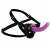 Лиловый поясной страпон Navigator Silicone G-Spot Dildo with Harness - 17,8 см. - XR Brands - купить с доставкой в Ижевске