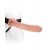 Фаллопротез телесного цвета Hollow Strap-On - 29 см. - Pipedream - купить с доставкой в Ижевске