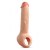 Телесная насадка-удлинитель Thrive 8.75 Inch Realistic Penis Extender Sleeve - 22,2 см. - Blush Novelties - в Ижевске купить с доставкой