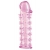 Гелевая розовая насадка на фаллос с шипами - 12 см. - Toyfa Basic - в Ижевске купить с доставкой Гелевая розовая насадка на фаллос с шипами - 12 см. - Toyfa Basic - в Ижевске купить с доставкой