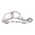Наручники из металла с длинной цепочкой CHROME HANDCUFFS METAL HANDCUFFS W. KEY - NMC - купить с доставкой в Ижевске