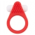 Красное эрекционное кольцо LIT-UP SILICONE STIMU RING 1 RED - Dream Toys - в Ижевске купить с доставкой