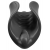 Чёрный мастурбатор Vibrating Silicone Stimulator с вибрацией - Pipedream - в Ижевске купить с доставкой