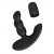 Черный силиконовый стимулятор простаты Levett Nitoc с пультом ДУ - Levett - в Ижевске купить с доставкой