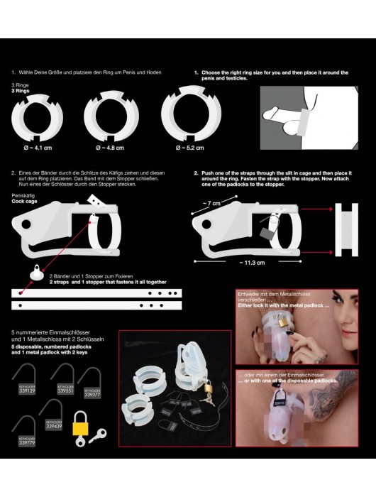 Набор для мужского пояса верности Cock Cage Set - Orion - купить с доставкой в Ижевске