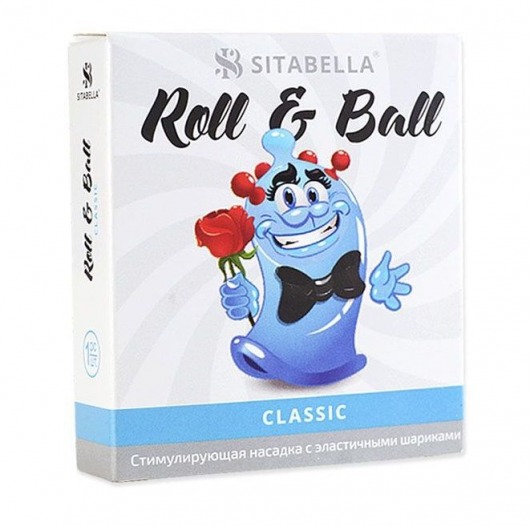 стимулирующий презерватив-насадка Roll   Ball Classic - Sitabella - купить с доставкой в Ижевске