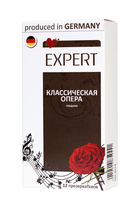 Гладкие презервативы Expert  Классическая опера  - 12 шт. - Expert - купить с доставкой в Ижевске