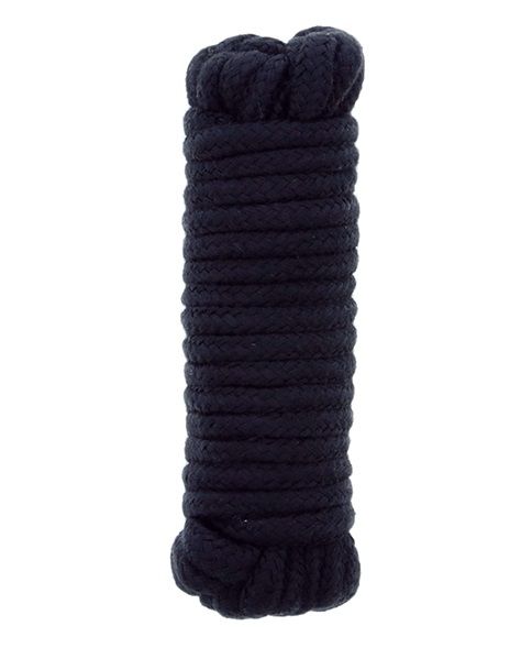 Чёрная веревка для связывания BONDX LOVE ROPE - 5 м. - Dream Toys - купить с доставкой в Ижевске