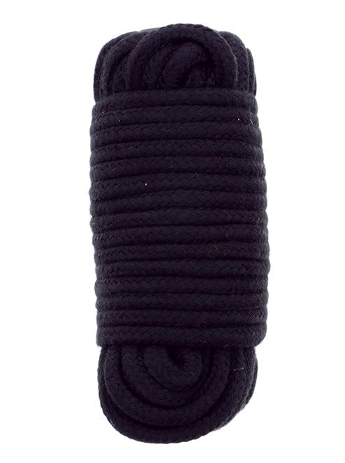 Черная веревка для связывания BONDX LOVE ROPE - 10 м. - Dream Toys - купить с доставкой в Ижевске