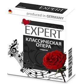 Гладкие презервативы Expert  Классическая опера  - 3 шт. - Expert - купить с доставкой в Ижевске