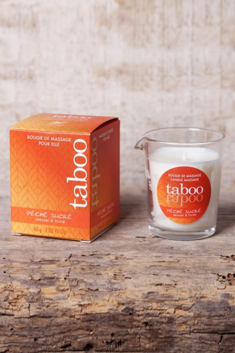 Массажное аромамасло с афродизиаками для женщин RUF Taboo Peche sucre - 60 гр. - RUF - купить с доставкой в Ижевске
