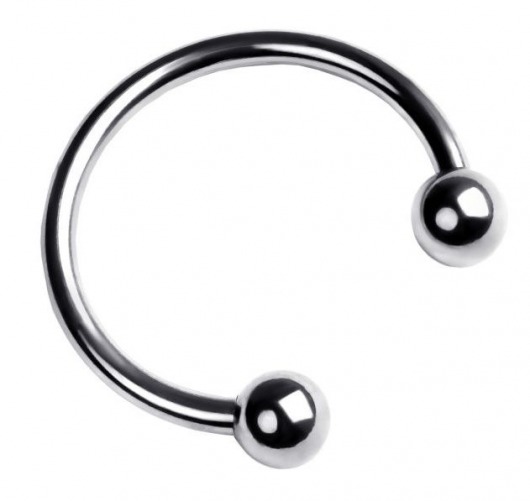 Серебристая подкова на головку пениса - ToyFa - купить с доставкой в Ижевске