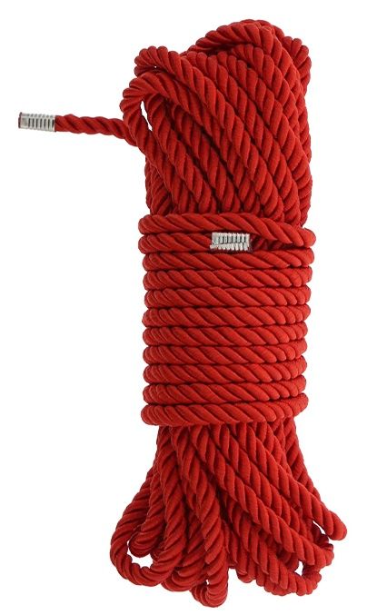 Красная веревка DELUXE BONDAGE ROPE - 10 м. - Dream Toys - купить с доставкой в Ижевске