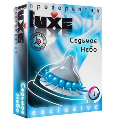 Презерватив LUXE  Exclusive  Седьмое небо  - 1 шт. - Luxe - купить с доставкой в Ижевске