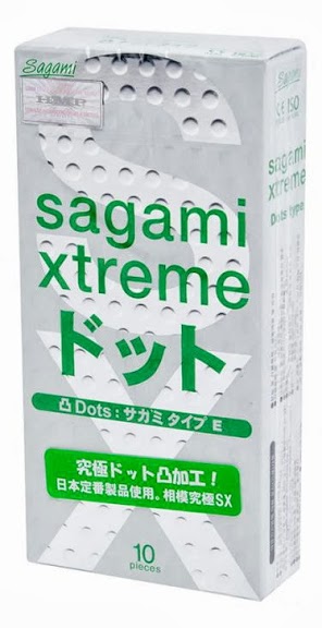 Презервативы Sagami Xtreme Type-E с точками - 10 шт. - Sagami - купить с доставкой в Ижевске