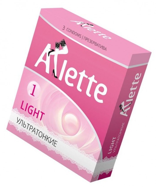 Ультратонкие презервативы Arlette Light - 3 шт. - Arlette - купить с доставкой в Ижевске