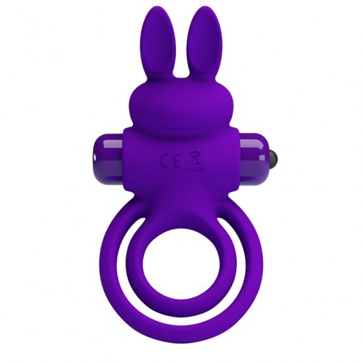Фиолетовое эрекционное кольцо с вибростимуляцией клитора Vibrant Penis Ring III - Baile - в Ижевске купить с доставкой