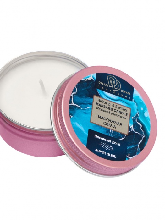 Массажная свеча  Весенняя роса - БиоМед - купить с доставкой в Ижевске