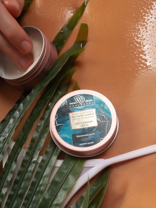 Массажная свеча  Весенняя роса - БиоМед - купить с доставкой в Ижевске