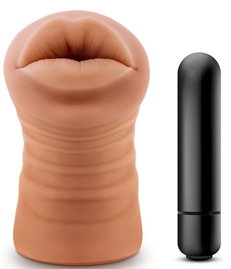 Кофейный мастурбатор-ротик Isabella - Blush Novelties - в Ижевске купить с доставкой