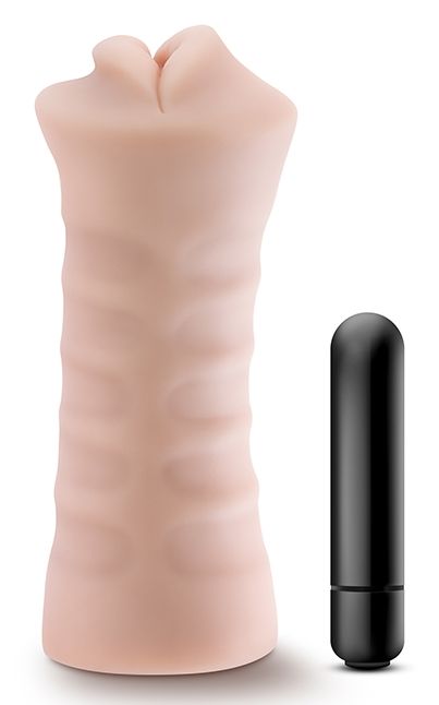 Телесный мастурбатор-ротик Angie - Blush Novelties - в Ижевске купить с доставкой