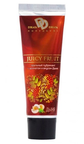 Интимный съедобный лубрикант JUICY FRUIT с ароматом дыни - 30 мл. - БиоМед - купить с доставкой в Ижевске