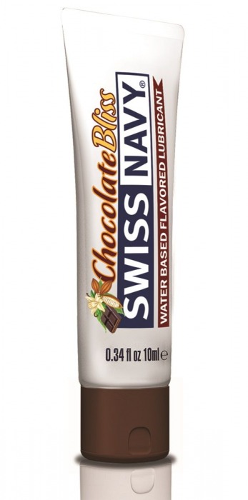 Лубрикант с ароматом шоколада Swiss Navy Chocolate Bliss Lube - 10 мл. - Swiss navy - купить с доставкой в Ижевске