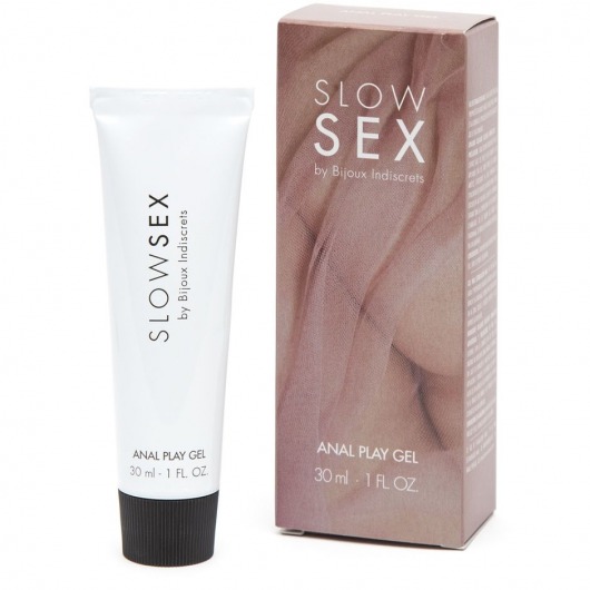 Лубрикант на водной основе Slow Sex Anal Play Gel - 30 мл. - Bijoux Indiscrets - купить с доставкой в Ижевске