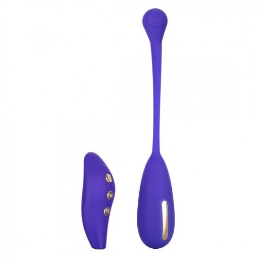 Фиолетовый шарик с электростимуляцией и вибрацией Intimate E-Stimulator Remote Kegel Exerciser - California Exotic Novelties - купить с доставкой в Ижевске