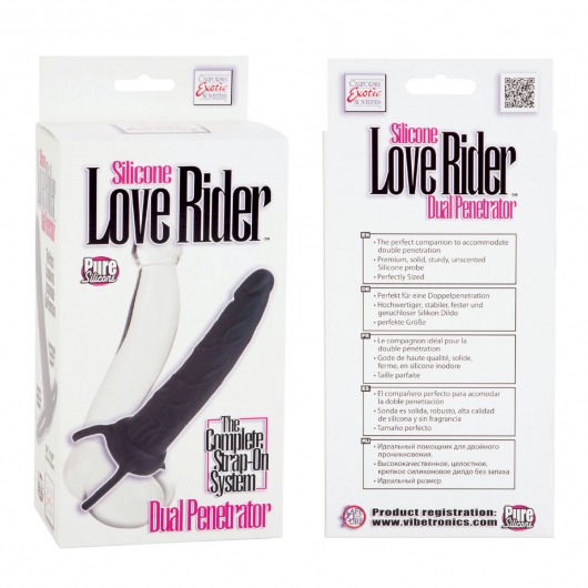 Насадка на пенис Silicone Love Rider Dual Penetrator для двойного проникновения - 14 см. - California Exotic Novelties - в Ижевске купить с доставкой