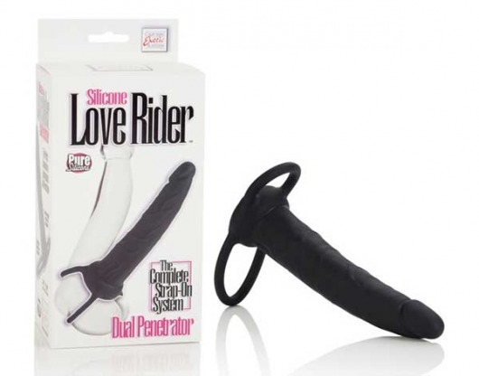 Насадка на пенис Silicone Love Rider Dual Penetrator для двойного проникновения - 14 см. - California Exotic Novelties - в Ижевске купить с доставкой