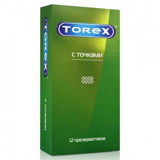 Текстурированные презервативы Torex  С точками  - 12 шт. - Torex - купить с доставкой в Ижевске