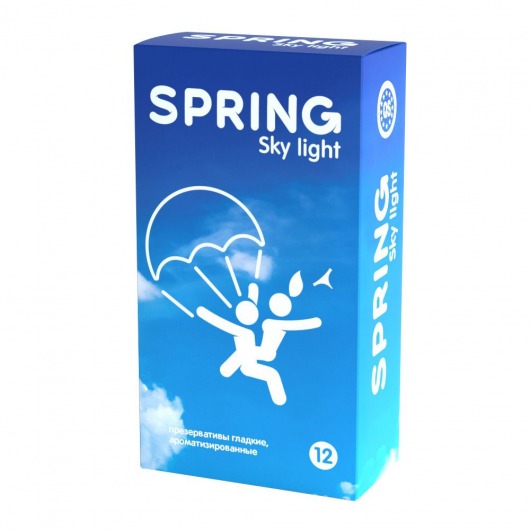 Ультратонкие презервативы SPRING SKY LIGHT - 12 шт. - SPRING - купить с доставкой в Ижевске