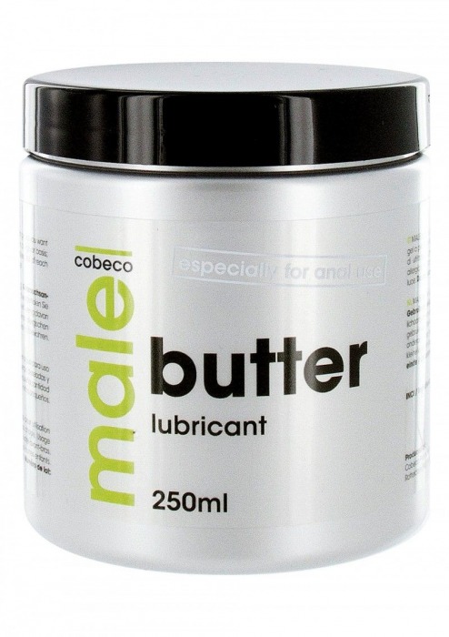 Анальный лубрикант MALE Cobeco Butter Lubricant - 250 мл. - Cobeco - купить с доставкой в Ижевске