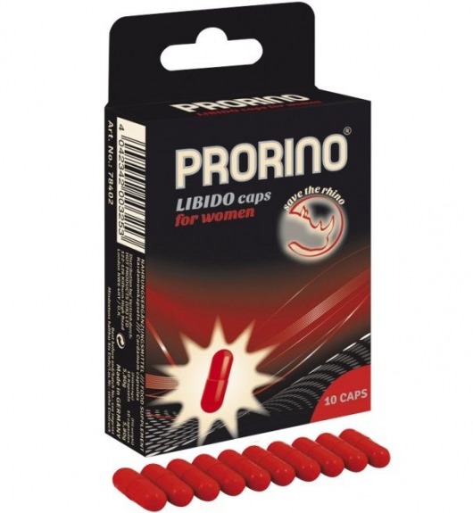 БАД для женщин ero black line PRORINO Libido Caps - 10 капсул - Ero - купить с доставкой в Ижевске