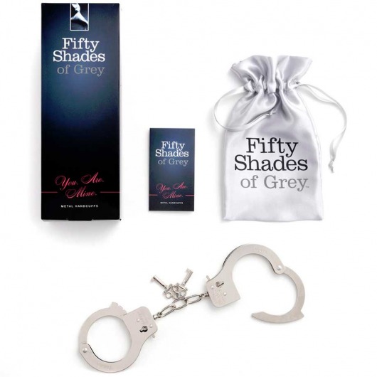 Металлические наручники Metal Handcuffs - Fifty Shades of Grey - купить с доставкой в Ижевске